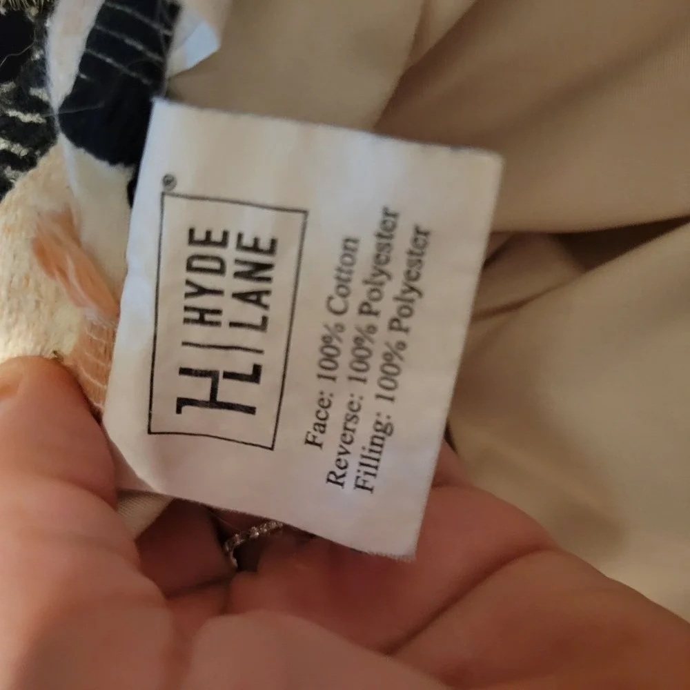 Hyde Lane Striped Textured Full/Queen Comforter Set 100% Cotton Face Soft Polyes